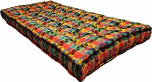 Anand Textile by Anand Textile 4 Inch Fiber 4 inch Single Cotton Mattress