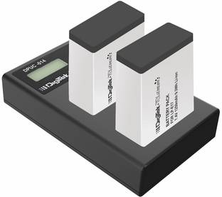 DIGITEK Platinum Dual Port Li-ion LCD Battery Charger with 2 Nos of 1250mAh Capacity LP E17 Li-ion Battery Combo Pack (DPUC-014 D E17)  Camera Battery Charger