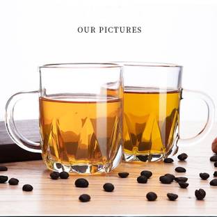 MANTRAA SALES Pack of 2 Glass cup