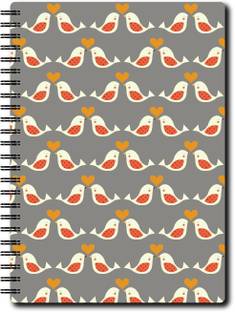 Nourish A4 Size Plain Pages Colourful Graphic Diary A4 Notebook Unruled 75 Pages
