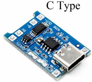 Republic TP4056 1A Li-ion lithium Battery Charging Module With Current Protection - Type C Micro Controller Board Electronic Hobby Kit