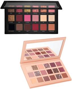 Uchiha Combo of Nude Eye Shadow Palette and Textured Rose Gold Eyeshadow 48 g