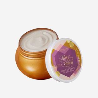 Oriflame Sweden milk and honey gold hand and body cream amber elegance