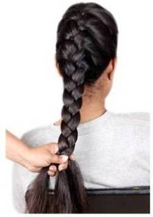 Gudiya FORMAL NATURAL BROWN PARANDA CHOTI Extension For Women & Girls  Extension Hair Extension