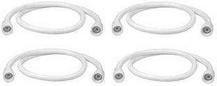 Prestige PTMT Connection Pipe In Pack Of 4- (18" Inch) for Geyser, Wash Basin (Multi Purpose) Hose Connector Plumbing Pipe Hose Pipe