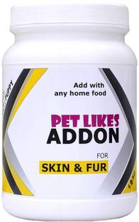 PET LIKES for Skin & Fur in Dogs (Coat Shine Results in 4 Weeks) Chicken 1 kg Dry Adult, Young Dog Food