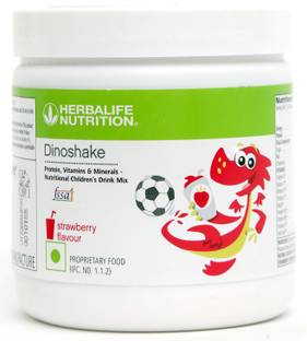 HERBALIFE Dinoshake Kids Drink Mix - Strawberry Flavor Plant-Based Protein
