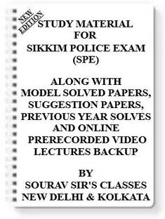 Study Material For Sikkim Police Exam (Spe) [ Pack Of 4 Books ] With Model Question Papers + Topicwise Analysis + Mcq Questions+ Special Practice Set