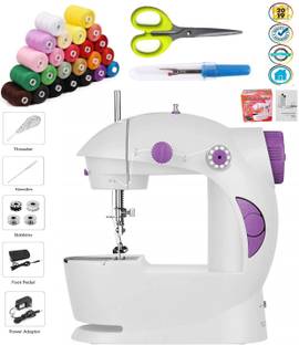 Kiwilon Sewing Machine for Home Use with Extension Table Foot Pedal, Adapter and Sewing Kit, Threas, bobbins, Thread, Ripper, Scissors with table sewing machine extension board mini sewing machine Sewing Kit