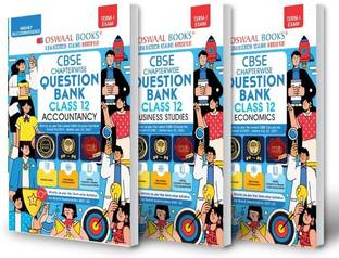 Oswaal CBSE MCQs Question Bank Chapterwise For Term-I, Class 12 (Set of 3 Books) Accountancy, Business Studies, Economics (With the largest MCQ Question Pool for 2021-22 Exam)