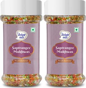 Delight nuts Saptrangee Mukhwas (220g*2) Mint Mouth Freshener