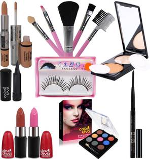 Color Diva Combo - Perfect Face Makeup With Brush Set, Pack of 13, (GC1444)