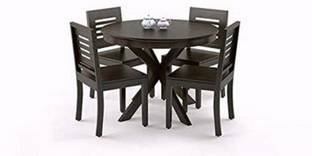 sjme Solid Wood Sheesham Wood 4 Seater Dining Table With 4 Chairs For Dining Room Solid Wood 4 Seater Dining Set