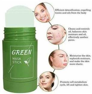 Nyn TYA Green Tea Mud Mask Deep Cleaning Oil Control Moisturizing Hydrating Skin Rotating Cream Mask Stick Mud Clay Mask