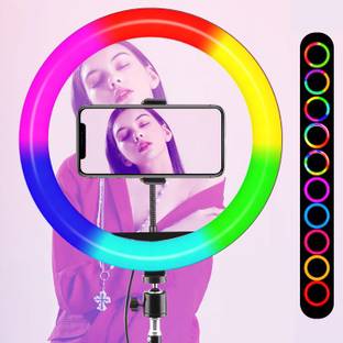 Wrapo RGB 10 Inch LED Ring Light Colorful Professional Photography Dimmable Studio Lighting for Live Streaming Ring Flash