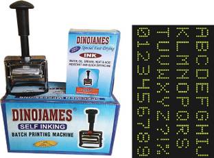 dinojames Batch Coding/printing Machine (Latter dot-metrix) Label Stamping Machine