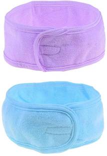 AANU Adjustable cotton Facial Headbands Set of 2 Pcs, For Women And Men, Stretchable Facial Head Band Makeup Headband