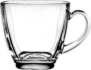 VIRAKTI XZB47-1 Glass Tea And Coffee Set Of 6 PC Glass Coffee Glass Coffee Mug