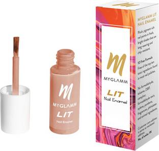 MyGlamm LIT Nail Enamel Commando