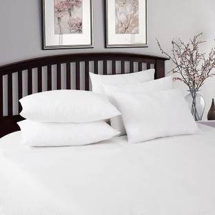 NRBS Cotton Solid Sleeping Pillow Pack of 5