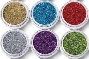 Mahir Glitter Glitter 6 Colours Glitter 10 Gram Each