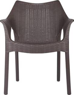 Supreme Cambridge Designer Rattan Finish Fully Comforted 100% Virgin Plastic Outdoor Chair