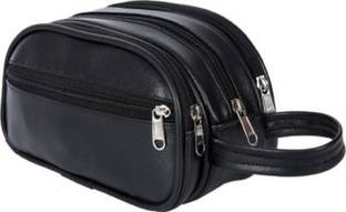 VIHAAN.TRADERS Shaving kit/Shaving bag/Black/Accessories bag/Toilet kit Travel Shaving Bag