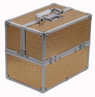 Bridal Metalic steel, aluminum fitted stylish beauty case, To Store multy items Jewelry, Makeup, Cosmetic Bridal Vanity Box