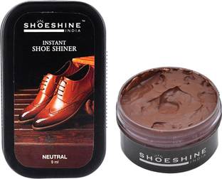SHOESHINE Neutral Shiner with Brown Cream Shoe Care Kit