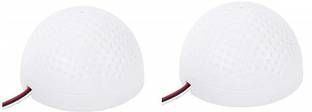 LipiWorld CCTV Pickup Audio Surveillance Microphone MIC Audio Monitoring Security System for CCTV Systems Round Shape (Pack of 2) Camera Microphone
