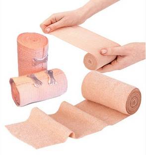 Fotnil ELASTIC CREPE BANDAGE ( PACK OF 2 ) 10 CM X 4 MTR Crepe Bandage Leg Ankle wrist Crepe Bandage