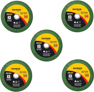 Sauran Pack of 5 iron cutting blades, Cut Off Wheels, 4-Inch Metal Cutter