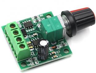 electrolight 2A 30W mini PWM DC Motor Speed Control switch Controller DC 1.8V 3V 5V 6V 12V PWM Adjustable 1803BK+self-recovery Fuse Motor Control Electronic Hobby Kit