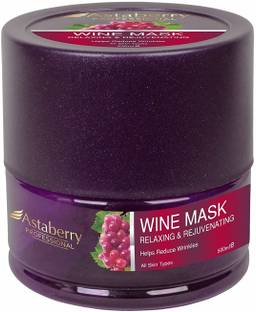 ASTABERRY Professional Wine Mask 500ml - For All Skin Types, Relaxing & Rejuvenating, Reduce Wrinkles