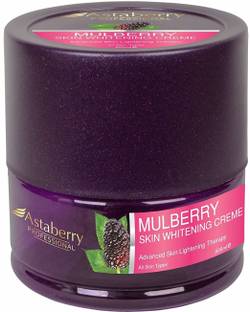 ASTABERRY Professional Mulberry Skin Whitening Crme 500ml - For All Skin Type, Advanced Skin Lightening Therapy