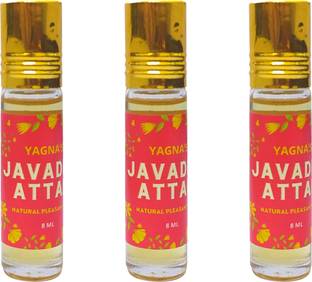 Epoojacart Pack of 3 Javadhu Attar- Natural Javadhu Fragrance Oil- Golden Javadhu Perfume oil- Roller Perfume