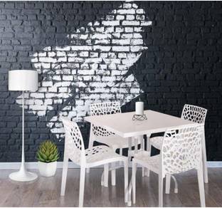 Supreme WEB WHITE SET 4 OF FULLY COMFORT nd weight bearing capacity 150 kg Plastic Outdoor Chair