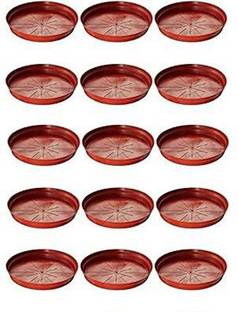 Varshney Gardening Planter Bottom Plate/Pot Saucer/Drip Tray Base Plate 9” for upto 9 inch Pots Plant Container Set
