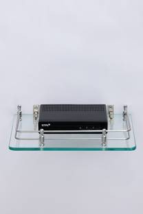 Kaaple Glass Setup Box Stand 10x9 Inch Glass Wall Shelf