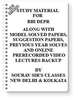 Study Material For Rbi Depr (Department Of Economic & Policy Research) [ Pack Of 6 Books ] With Model Question Papers + Topicwise Analysis + Mcq Questions+ Special Practice Set