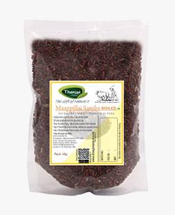 THANJAI NATURAL Mappilai Samba Rice | Bride Groom Rice Red Mapillai Samba Rice (Medium Grain, Boiled)