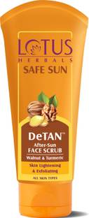 LOTUS HERBALS Safe Sun DeTan After Sun Face  Scrub