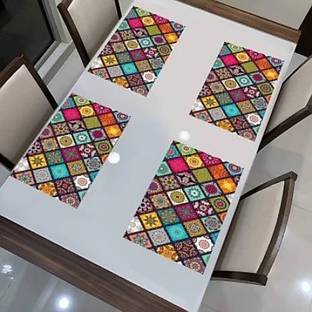 M/S REVAXO Rectangular Pack of 4 Table Placemat
