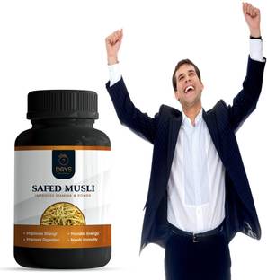 7 Days White-Safed Musli Capsules for Men Premium Quality to Boost Absorption