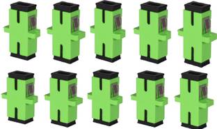 optik vision gold Fiber Adapter SC/APC Optic Connector Single Mode { Pack of 10 pcs } SC/APC Optic Connector Wire Connector