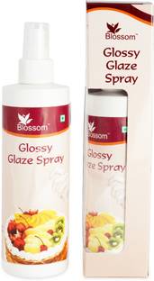 Blossom Edible Glossy Glaze Spray for Icing Fruit Cake, 250 gm Baking Non Sticky Sprays Powder