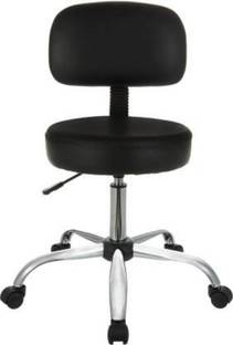 Guru Office Stool Chair/Doctor's & Back Cushion, PU Leather Gaming Chair