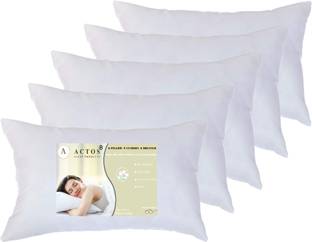 ACTOS Microfibre Sleeping Pillow Pack of 5 Solid
