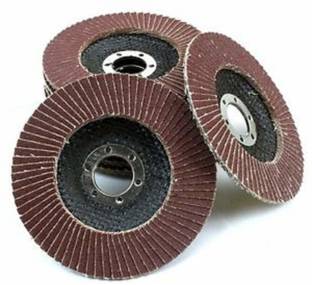 Sauran Pack of 15 Metal Flap Sanding Disc for Grinder, Paint Remove Power & Hand Tool Kit
