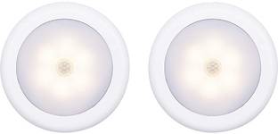 Bluejack Motion Sensor Light, Motion-Sensing Battery Powered LED Stick-Anywhere Nightlight,Wall Light for Entrance,Hallway,Basement,Garage,Bathroom,Cabinet,Closet (2pcs, Warm Light) Motion Sensor Light